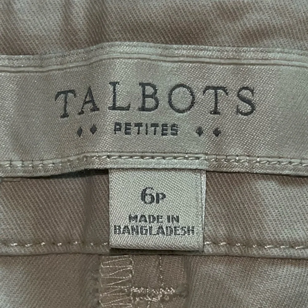 Talbots Tan Signature 6 Petite‎ Cropped Pants